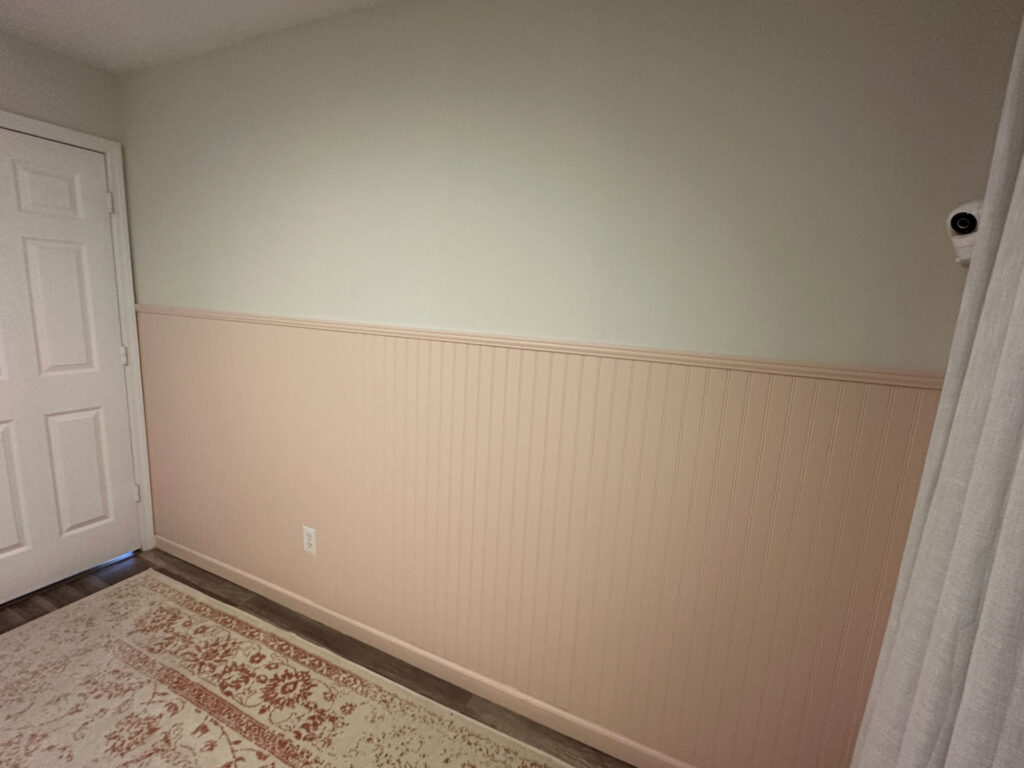 Finished Accent Wall completed by Orgill Home Services at a Clermont, FL home.